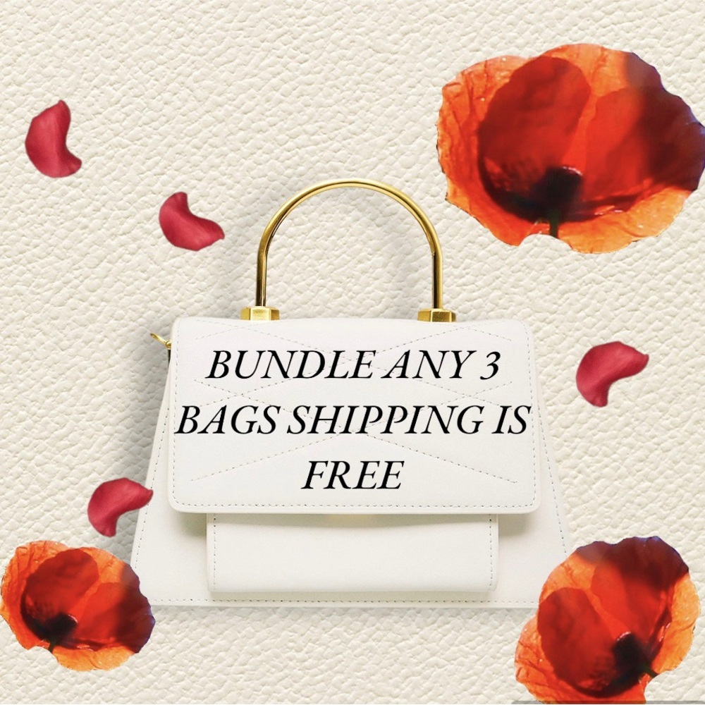 BUY ANY 3 BAGS SHIPPING IS FREE Any type of Bag Tote / Crossbody/ small bags